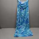 GRACE KARIN 2025 Women's Criss Cross Halterneck Sleeveless Summer Floral Print Flowy A Line Maxi Dress, M