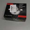 Lemon Orange Squeezer, Manual Juicer Stainless Steel Citrus Juicer Hand Press Lemon Squeezer with Bowl Juicer Strainer