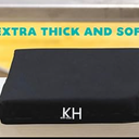 KIMI HOUSE Black Chair Cushion, Stadium Seating for Bleachers, Best for Camping, Bleachers, Sports Events Black