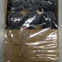 Mega Candles 12 pcs Unscented Black Votive Candles, Hand Poured Wax Candle 10 Hours 1.38 Inch x 1.5 Inch, Home Décor, Wedding Receptions, Centerpieces, Occasions, Events, Meditations, Holders