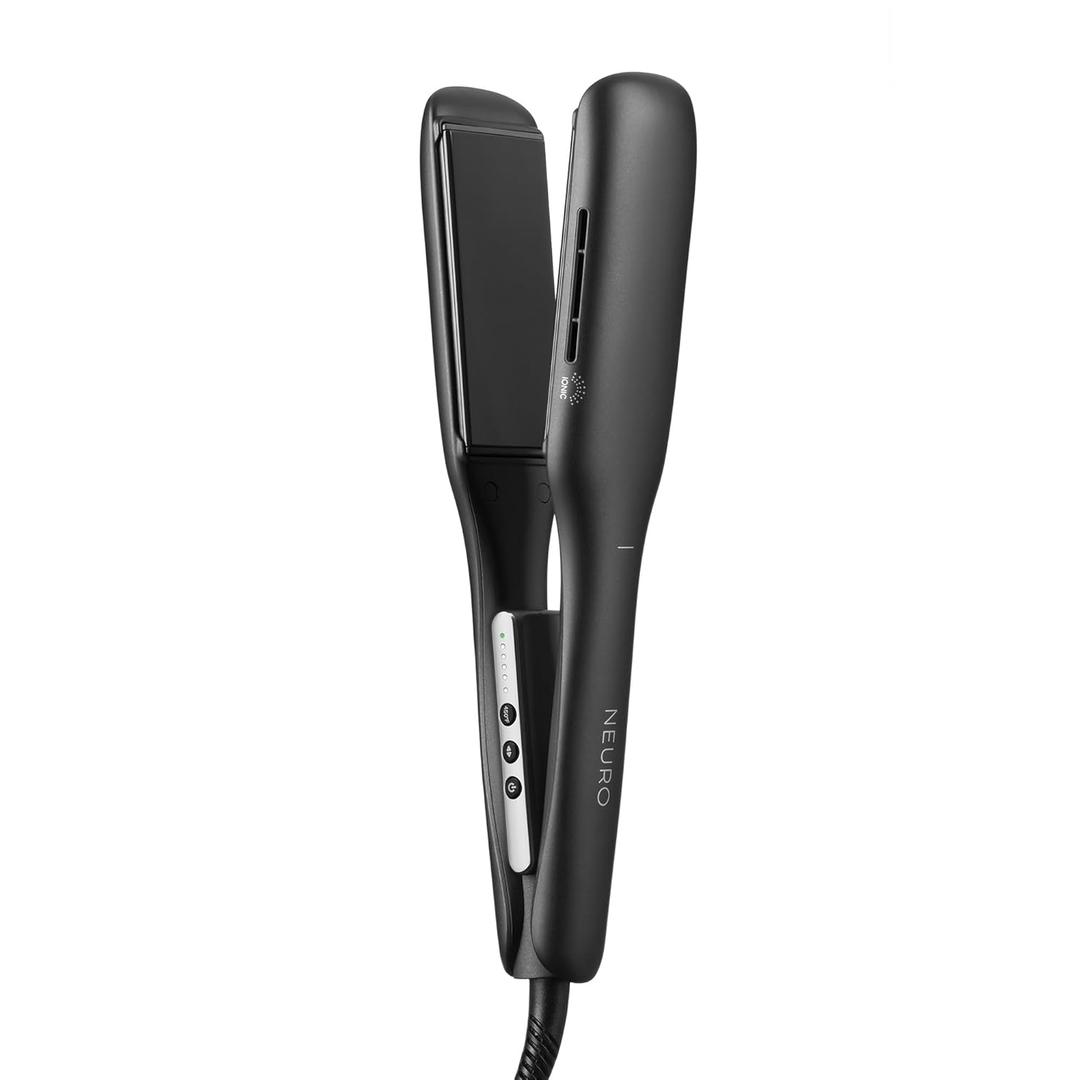 Neuro by Paul Mitchell Smooth+ 1.75" Ceramic Straightening & Styling Iron, Travel Flat Iron, Dual Voltage for Worldwide Use, Extra-Wide Plate Size for Faster Styling