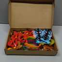 Geosar 100 Days of School Glittered Boppers and Eye Glasses Set, 100 Days of School Headband Photo Props Glasses for Kids