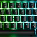 61 Keys RGB Wireless and Wired Mechanical Gaming Keyboard with Blue Switches, Audible Click Sound Rainbow Portable Compact Mini Office Keyboard for Windows PC Gaming, (F-SG61)