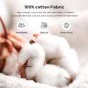 Globon Queen Size Down Comforter,All Season Hotel Luxury Down Duvet Insert with 100% Cotton Shell & 8 Corner Tabs, 106x90 Inches, White