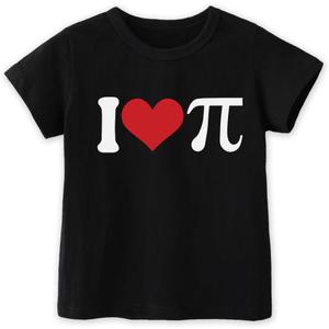 Pi Day Shirt Kids  Toddler Boys Girls Happy Pi Day T-Shirt  Math 3.14 Pie Pineapple Funny Tee 3T-7T (Black)