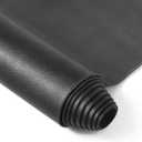 Leather Fabric - Faux Leather Sheets PU Material 1.2mm Thickness Soft and Apply to Upholstery Fabric DIY Sell by Yard(Black 1Y)