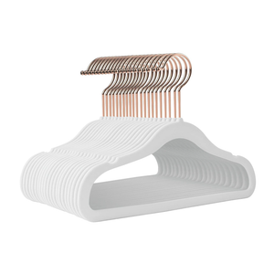 Ulimart Kids Hangers  14 Inch, 50 Pack, White, Plastic, Ideal for Everyday Use, Baby Hangers, Durable Infant/Toddler Hangers
