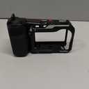 SMALLRIG ZV-E10 Cage with Silicone Handle and Built-in Threaded Holes, Cold Shoe and Quick Release Plate for Sony ZV-E10