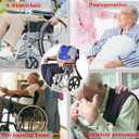 Wheelchair Harness for Adults,Wheelchair Seat Belt,Safety Belt for Elderly,Adjustable Straps Prevent Sliding,Torso Support Vest Restraint-Wheelchair Seatbelt Body Harness for Patient