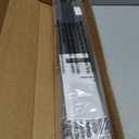 LazBlinds No Drill Cordless Cellular Shades, 23" W × 48" H, Midnight Black
