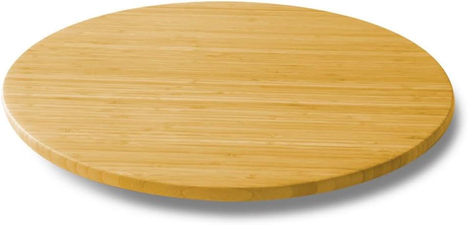 20 Inch Extra Large Bamboo Lazy Susan Turntable - 50 cm (19.7 Inch) Round Rotating Serving Tray for Kitchen, Dining Table & Parties (Bamboo, 20 Inch)