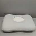 Cushion Lab Travel Deep Sleep Pillow  Compact Memory Foam Neck Pillow for Sleeping, Portable Pillow for Hotels, Camping, Side & Back Sleepers, On-The-Go  Calm Grey