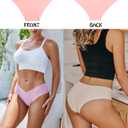 Womens Seamless Bikini Panties Soft Stretch Invisibles Briefs No Show Hipster Underwear cheeky 9 pack XS-L