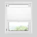 Allesin Top Down Bottom Up Cellular Shades, Blackout Shades Noise Reduction, Honeycomb Blinds Cordless Room Darkening for Bedroom Office, Light Filtering (White, W35 x H64)
