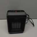 ROSEKM Space Heaters for Indoor Use, 1500W Portable Electric Heater with Thermostat, Ceramic Heater for Room Bedroom Office Under Desk with 3 Heating Levels, Safe Tip-Over Protection (Grey)