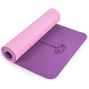 Yoga Mat Non Slip, Pilates Fitness Mats, Eco Friendly, Anti-Tear 1/4" Thick Yoga Mats for Women, Exercise Mats for Home Workout with Carrying Sling and Storage Bag