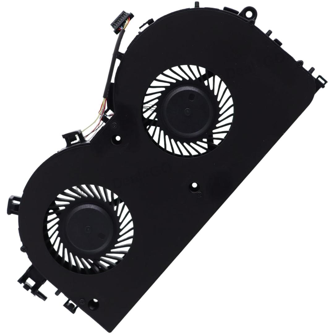 Deal4GO CPU & Graphics GPU Cooling Fan 5H40P24358 Replacement for Lenovo Legion Y520-15IKBM Y520-15IKBN with GTX 1060 GPU, Black