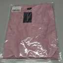 SCOMCHIC Women's Plus Size Blouses 3/4 Sleeve V Neck Pleated Shirts | 3/4 Sleeve, Dressy Tunic Tops, Casual Loose, V Neck, Pleated Shirts (Pink, XXL)