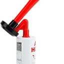 Air Horn for Boat, Handheld Bear Horn, ABS Airhorns Horn Loud with Aluminum Air Pump, Multifunctional Manual Noise Makers for Sporting Events, Fire Alarm, Camping, 1Pc