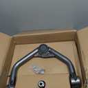 Front Upper Control Arm for 2009-2018 Dodge Ram 1500 4WD, 2019-2024 Ram 1500 Classic 4WD, 2-4" Lift Silver Tubular Arms with PU Bushings and 1 Spare Ball Joint