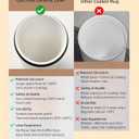 Ceramic Coffee Travel Mug with Lid and Straw, Pure Ceramic Liner not Coated, Insulated Coffee Mug, Leak Proof Tumbler, Cute Coffee Cup for Office Camping-19oz (Girl skater)