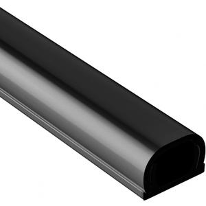 Yecaye 128in Wall Cord Hider for 1 Mini Wire, On-Wall Cord Cover Channel, Wire Concealer, Cable Cover Cable Management for Home Office, W0.5in H0.31in, Black