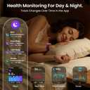 Smart Watch for Women Men, Smartwatch Compatible iPhone/Android/Samsung (Answer/Make Call, Alexa Built-in), Smart Watches with Health Monitor, Activities Track, 3ATM Waterproof Fitness Watch-Purple