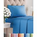 Twin Size.1 Piece - Comfy Breathable & Cooling Bed Sheets Set - Hotel Luxury Bedding for Women, Men, Kids, Teens, Boys & Girls - Deep Pockets, Soft and Wrinkle Free - Oeko-Tex - Royal Blue