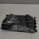 Universal Pot Lid Organizer for Cabinet - Upgraded Patented Niceyos 6 Pack Pan Lids Organizers Inside Door Wall Mount Pots Top Storage Rack Holder Kitchen, Fits 6" to 13" (Black)