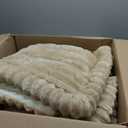 Smiry Couch Cover for Dogs Washable, Non Slip Fuzzy Pet Couch Covers for 3 Cushion Sofa Pet Friendly, Thick Soft Sofa Slipcovers Cushion Protector (Khaki, 27.6" x 88")