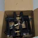 Privacy Door Levers, 2 Pack Matte Black Door Handles Heavy Duty with Lock and Key,for Bedroom, Bathroom and Rooms, Reversible for Left and Right