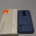 SURITCH for iPhone 17 Pro Max Case with Camera Control Cover, Camera Cover and Adjustable Kickstand, Compatible with MagSafe, Shockproof Bumper Protective Cases 6.9 Inch, Blue