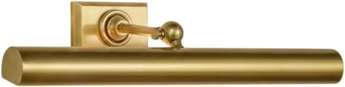 Modern Adjustable Brass Picture Light Wall Mount – Hardwired Gallery Light Fixture for Paintings, Artwork & Mirrors – Vintage Brass Picture Frame Light for Wall Art (Raw Brass, 24 Inch)