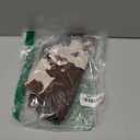 MakeMeChic Women's Cowgirl Outfits Cow Print Top Summer Leather Backless Crop Croset Tops (Brown) M