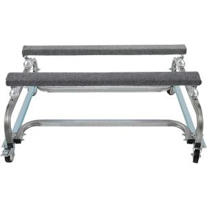 ECOTRIC 1000 LBS Capacity Watercraft PWC Dolly Boat Jet Ski Stand Storage Trailer Watercraft Cart Watercraft Dolly PWC Dock Slipway Cart Adjustable Bunks W/ 4 Casters and 2 Brakes
