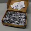 Ravinte 50 Pack 25 Pairs Semi-Overlay 1/2 inch Self-Closing Face Frame Cabinet Hinges Matte Black Half Wrap-Around Kitchen Cabinet Door Hinges Face Mount Cabinet Hardware