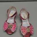 Osinnme Toddler Little Big Kid Girls Wedding Sandals (*Pink)