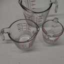 Anchor Hocking Glass Measuring Cups, 4 Piece Set (5 Ounce, 1 Cup, 2 Cup, 4 Cup liquid measuring cups)