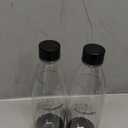 SodaStream Black 1L Slim Carbonating Bottles Twin Pack, Pack of 2