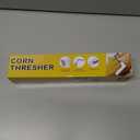 Orange Peeler and Stainless Steel Fruit Fork, 304 Stainless Steel Fruit Peeler for Oranges, Grapefruits, Lemons, Citrus, Fruit Peelers for kitchen with Ergonomic Safe Handle & Good Sturdy(2 PCS)') (Gold)