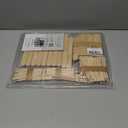 Tress Wellness 350 Wooden Sticks Mixed Pack, 350 Mixed Waxing sticks 4-style-wooden-waxing-sticks