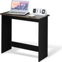 Furinno Simplistic 31-Inch Rustic Brown Computer Desk, Small Office Desk, Rectangular Home Office Desk with Drawers, Gaming Desk for Home Office, Bedroom, Study Room, Brown Walnut, New 32-In Wide