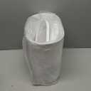 5 Gallon Bathroom Trash Can with Lid, Automatic Motion Sensor White Trash Can, Touchless Slim Waterproof Garbage Bin for Kitchen, Bedroom, Office, and Bathroom