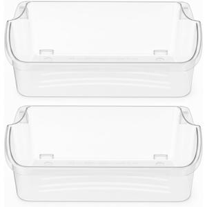 2 PACK Upgraded 240356402 Refrigerator Door Bin - Door Shelf Replacement for Frigi.daire Side-By-Side Refrigerator (LFSS2612TF0/LFSS2612TE0/FFSS2615TE0) Upper Door Shelves