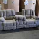 Sitswell Pearce Reclining Sofa - Gray 88" Wide x 30" Deep