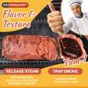 PerkHomy 18" x 200' (2400") Pink Butcher Paper Roll for Smoker BBQ Grilling Smoking Meat Unbleached Uncoated Unwaxed Peach (Pink, 18" x 200')