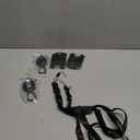 Badge Holder Retractable Clip Heavy Duty Carabiner Badge Reel Keychain with Lanyard ID Cards Holder Cool Tactical ID Holder