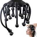 Electric Scalp Massager with 360 Soft Touch Design, 20 Massage Nodes, 5 Modes, Portable Scalp Massage Tool for Home and Travel, Quiet Head Massager for Relaxation