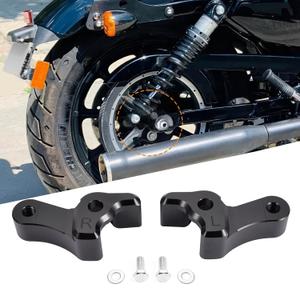 1 Inch Lowering Link Blocks Motorcycle Black Rear Lowering Blocks Kit Fit for Harley Touring Road Glide Street Glide Road King Classic Special Custom CVO 2009-2024 1 Inch Lowering Link Blocks Motorcycle Black Rear Lowering Blocks Kit Fit for Harley Touring Road Glide Street Glide Road King Classic Special Custom CVO 2009-2024