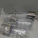 simplehuman Wall Mount Pumps, Triple 15 fl. oz. Shampoo & Soap Dispenser, Stainless Steel